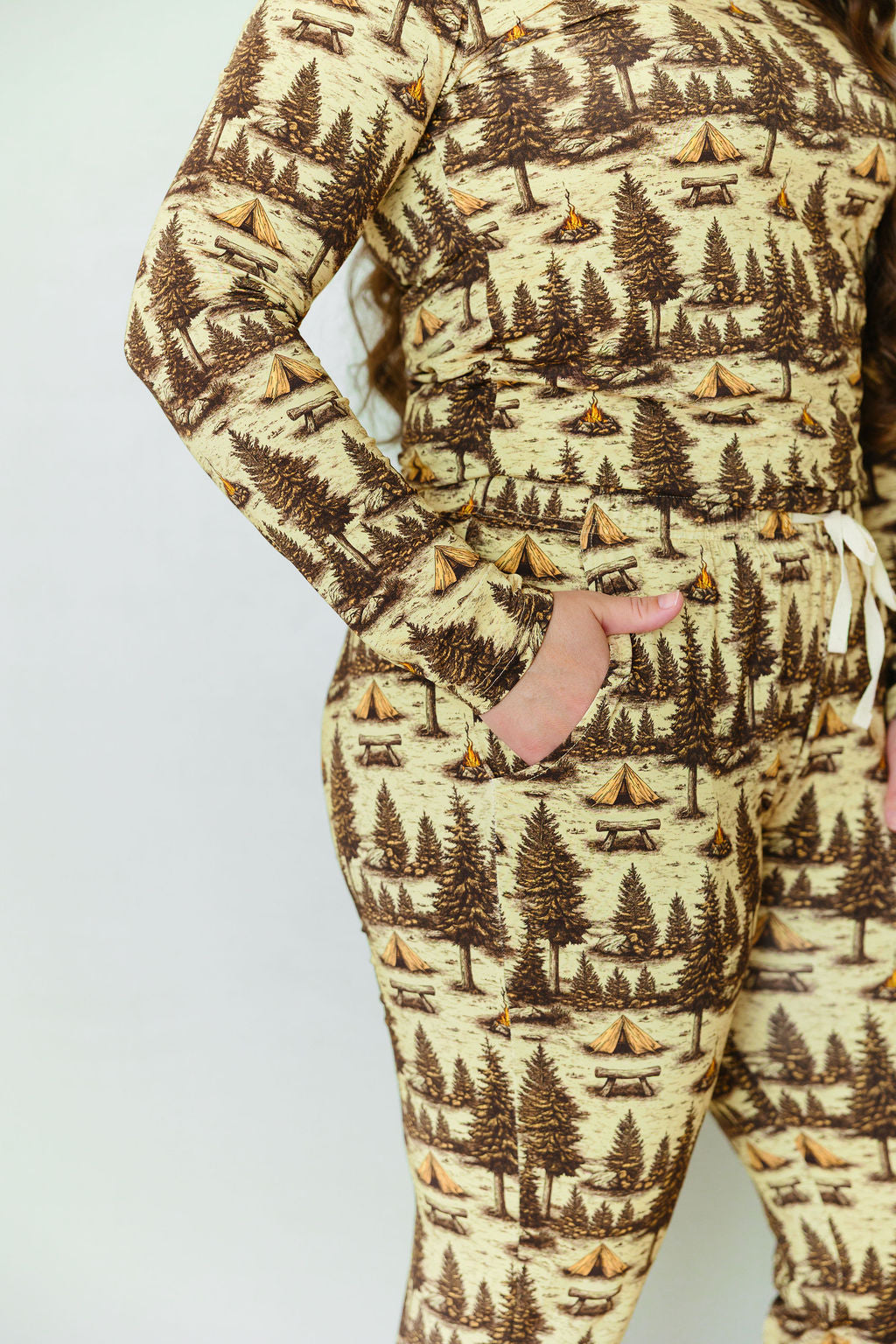 Basecamp bamboo adult set – cozy campsite-inspired bamboo loungewear for men and women