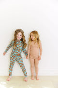 Catch & Release trout fishing bamboo pajamas for kids