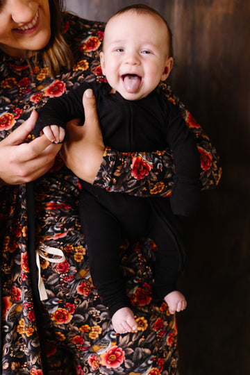 Obsidian- Convertible Romper